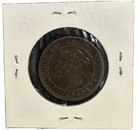 1901 Canada Large Cent One Coin Rare Canadian 1 Penny Queen Victoria Bronze Km 7