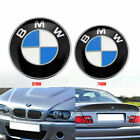 2pcs Front Hood   Rear Trunk  82mm   74mm  Genuine For Bmw Badge Emblem