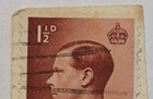 Great Britain Postage   King Edward Viii   1  d Red Stamp   Posted used   1936  3