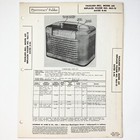 1946 Packard Bell Radio Model 651 Wire Schematic Service Manual Vintage Original