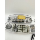 Spectra-phone Tl-8 Vintage Clear Transparent Landline Phone Retro - Untested