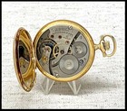 Waltham 16-size 17-jewels Pocket Watch In Keystone 18k Solid Gold Hunter Case