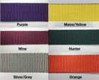 1  Poly Webbing - 20 Continuous Yards - Many Colors Available - Made In Usa 