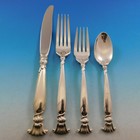 Romance Of The Sea By Wallace Sterling Silver Flatware Set For 8 Service 37 Pcs