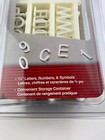 White Menu Sign Board Letters  Numbers  And Special Characters Tabbee New