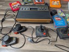 Atari Video Computer System Cx-2600 Six Switch Console W controllers   Games Cib