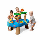 Step2 Tropical Rainforest Water Table For Toddlers With 13-piece Playset  Blue