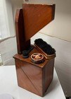 Folk Art Rustic Handmade Portable Americana Shoe Shine Box Street  Shoeshine Boy