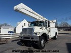 2007 International Workstar 7300 4x4 Altec Bucket Truck 81294 Miles White