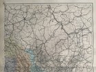 1891 North East France Original Antique Hand Coloured Map By G w  Bacon