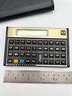 Vintage Hewlett Packard Hp-12c Financial Calculator Case Clean Battery Tray Usa