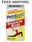 Percogesic Backache Relief Pain Reliever  Maximum Strength  48 Tablets