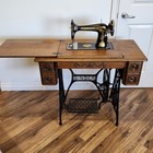 Gorgeous 1923 Singer Treadle Sewing Machine 127 Sphinx Complete Fully Tested 