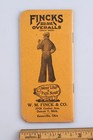 1948 Fincks Red Bar Coveralls Calendar Notebook Wear Like A Pig Nose Detroit