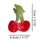 Red Cherry Hair Clip Acetate Claw Clips For Women Stylish Hair Accessory