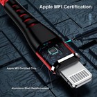 Iphone Charger Cable 10ft 3pack Apple Mfi Certified Fast Charging For 14 13 12      
