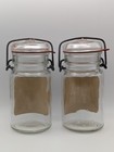 Vintage Clear Glass Candy Apothecary Bottle Olde Fashion Candy licorice Set Of 2