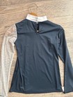 Cavalliera Show Shirt Small Navy Mesh