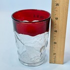 Ocean City Nj New Jersey  Ruby Red Flash Souvenir Glass Trinket Antique Cup