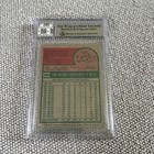 1975 Topps Carl Yastrzemski  280 Boston Red Sox Autographed Game Worn Jersey Bgs