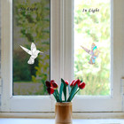 48 Pieces Birds Static Window Clings Anti Collision Window Decals For Bird Strik