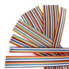 10 14 16 20 26 34 40 Way Multi Coloured Flat Ribbon Cable Wire 28awg