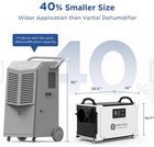 Moiswell 145 Pints Commercial Dehumidifier Pump And Drain Hose Defender X145