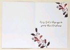 Merry Christmas Greeting Card    Envelope 7  5  