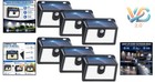6 Pack Solar Motion Sensor Lights Waterproof Outdoor Security Floodlights