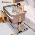 Baby Bassinet  3 In 1 Bedside Sleeper With Mattress And Mesh Sides  Mosquito    
