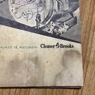 Vtg 1956 Cleaver Brooks Progress Packaged Gas Boiler Operating Manual No  118