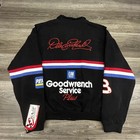 Vintage Nascar Jacket Mens Large Black Dale Earnhardt Racing Goodwrench 90s Nwt