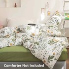 Floral Duvet Cover Size - Blue Green Queen Blue Green Floral  only Cover 