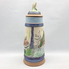        Largemouth Bass Ceramic Stein W  Lid Fly Fishing Outdoors D  cor - 17  Tall
