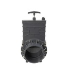 6  Upvc Gate Valve Rv Trailer Spigot Abs Handle Stainless Stem Sewer Pipe Valve