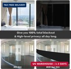 Wochitv Total Blackout Window Film 100  Light Blocking Non Adhesive No Residue R