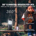 4pcs Led Camping Lanterns Portable Collapsible Battery Powered Cob Ultra Bright