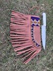 Native American Sioux Style Indian Beaded Knife Cover Leather Knife Sheath