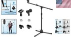 Premium Heavy-duty Microphone Stand - Adjustable   Dual-use For Performances