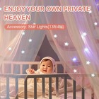 Rainbow Mosquito Net Canopy Dome Fly Insect Protect Queen Bed Netting Curtain Us