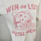 Golden Rose Clothing Womens Funny Football Small Medium Win Lose Booze Shirt