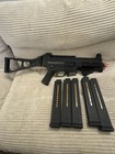 Elite Force Ump45 Aeg Competion Series  Folding Stock  Orange Tip   5 Magazines