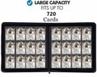 12 Pocket 720 Pockets Trading Card Binder  Ringless Side Loading Card Holder Alb