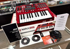 Akai Professional Max25   25-key Usb midi cv Keyboard   Drum Pad Controller