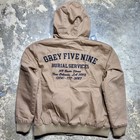 G59 Records Suicideboys Burial Services Canvas Work Active Jacket Large Nwt Rare