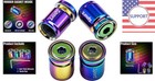 4 Pcs Anti-theft Colorful Tire Valve Caps - Universal Aluminum Seal For Vehicles