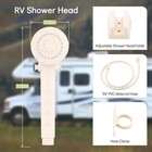 Rv Shower Faucet With Hose And Head  Outdoor Kits  Milky White 