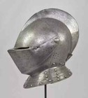 Medieval Close Helmet Battle Ready 18 Gauge Bassinet Knight Armor Helmet Christm