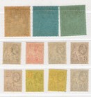 Kgv Barbados 1912 Very Good Set Scott 116-126 Sg 170-180 Perfect Mvlh