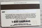 Harrah s Las Vegas Casino 2000 Total Diamond Raised Letters Slot Card